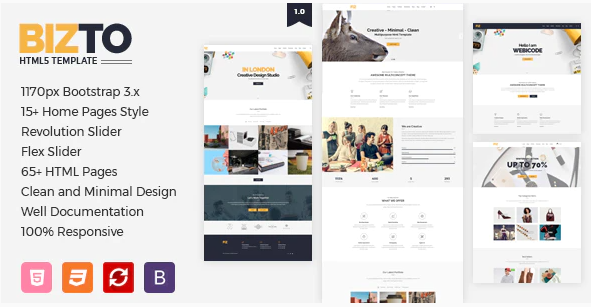 BizTo MultiPurpose HTML5 Template