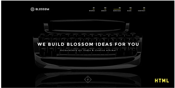 Blossom Minimal Portfolio HTML5 Template