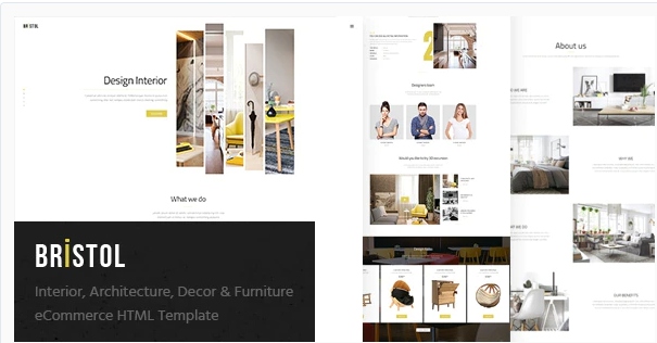 Bristol Interior Architecture Decor Furniture eCommerce HTML Template