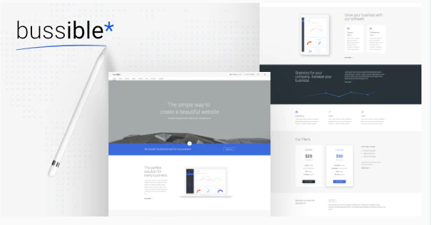 Bussible Soft Material Corporate Finance Startup HTML Template 1