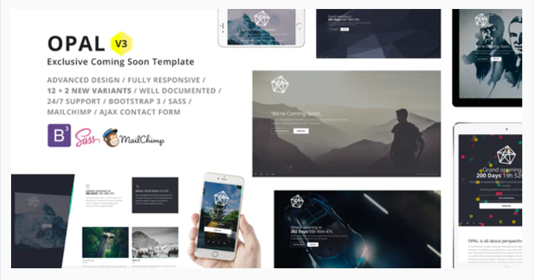 OPAL Exclusive Coming Soon Template