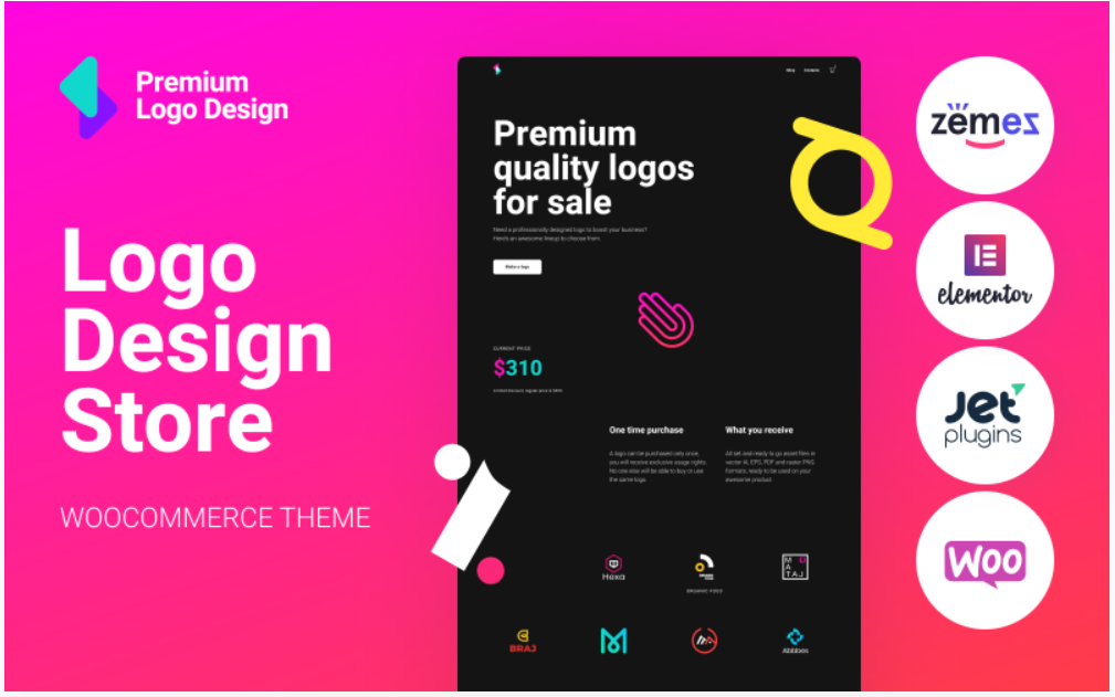 Logoster Creative And Modern Logo Design Shop WooCommerce Theme