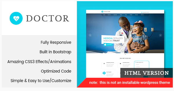 Doctor Medical Health HTML Template