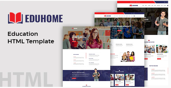 Eduhome Education HTML Template