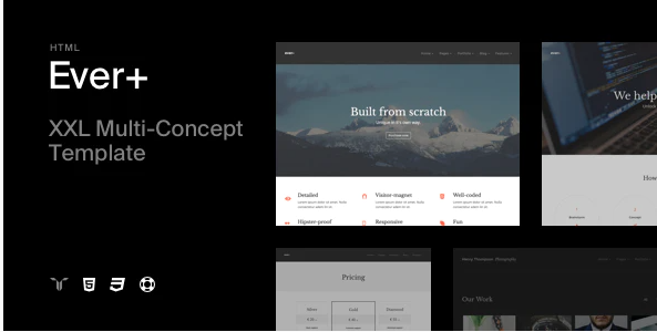 Ever Responsive Multi purpose HTML Template