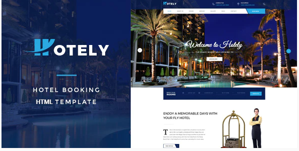 Hotely Hotel Booking Travel HTML Template