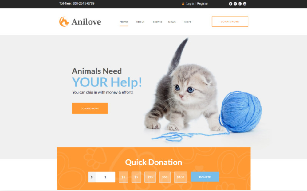 Anilove WordPress Theme