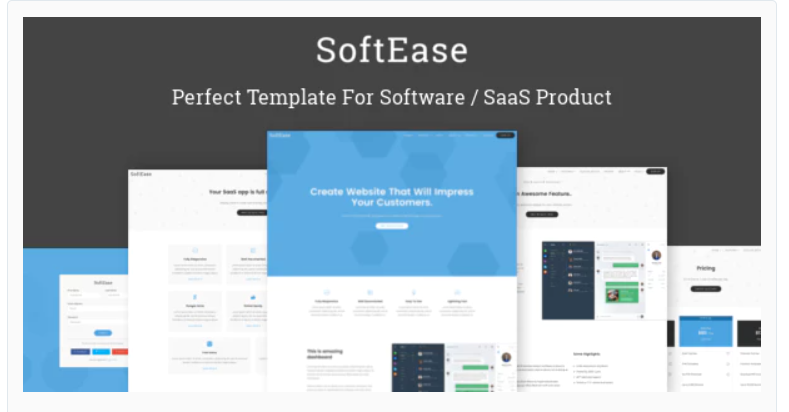 SoftEase Multipurpose Software SaaS Product Template