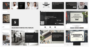 Solace Highly Flexible Component Based HTML5 Template