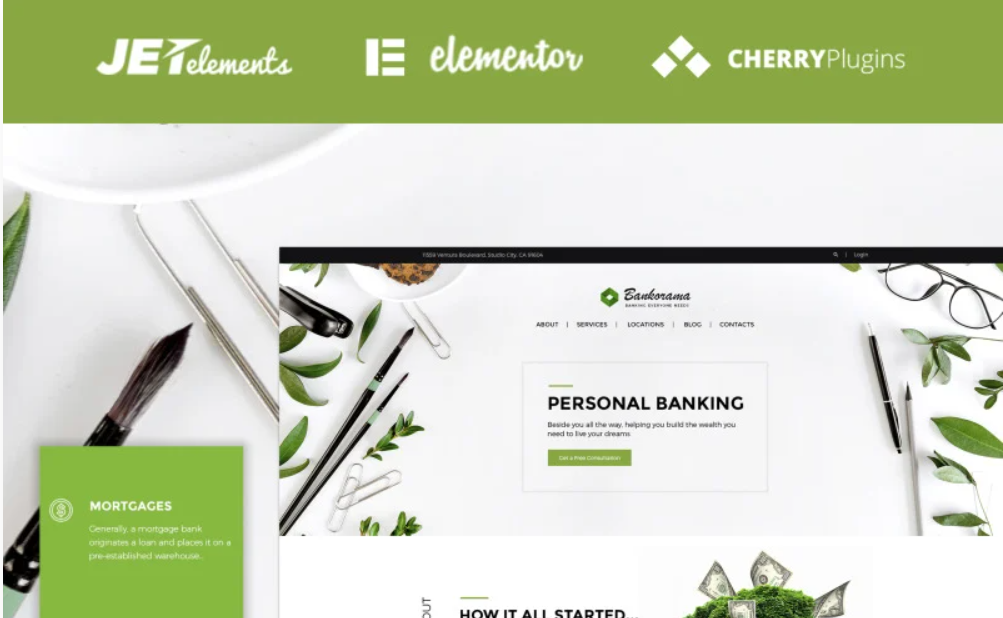 Bankorama Bank WordPress Theme