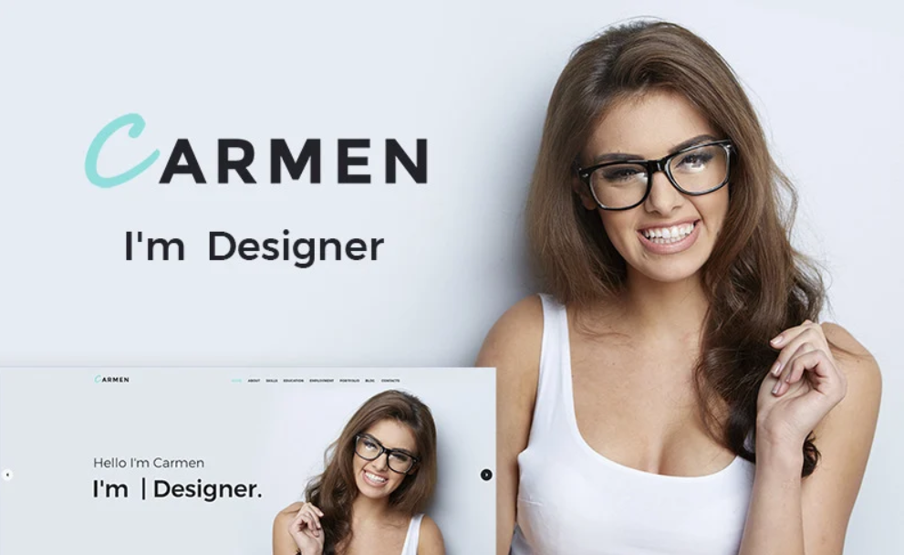 Carmen Design Portfolio WordPress Theme