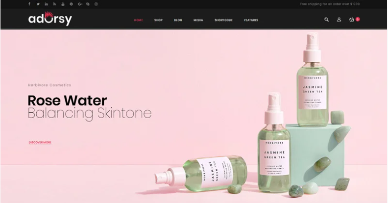 Adorsy Fashion Accessories Store WooCommerce Theme