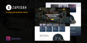 Zapedah Cycling Club WordPress Theme