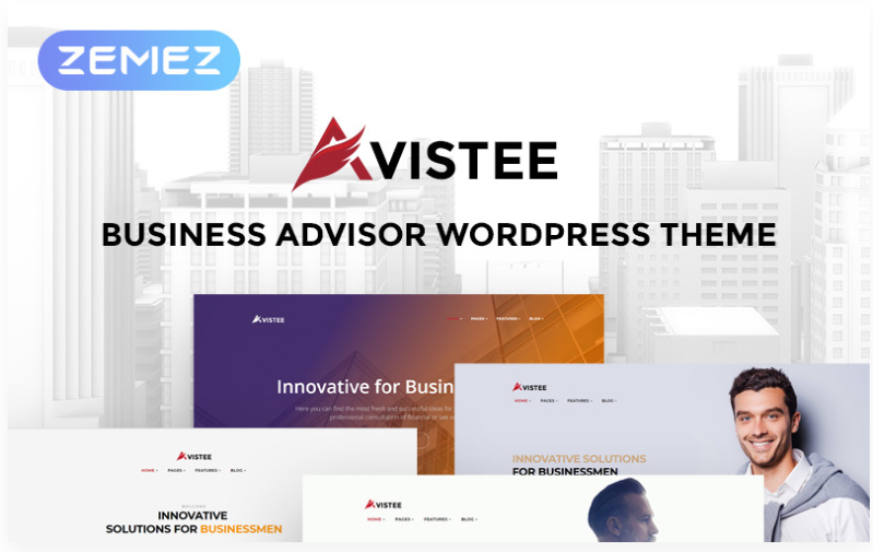 Avistee Business Consulting WordPress Theme