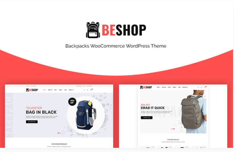 Beshop Backpacks WooCommerce Theme