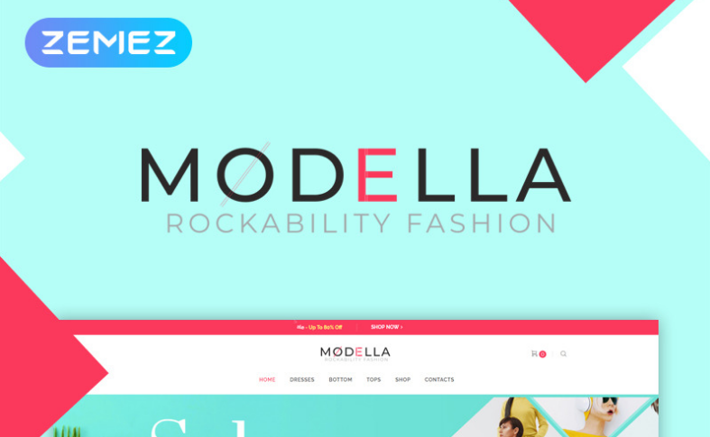 Modella Fashion Store Elementor WooCommerce Theme