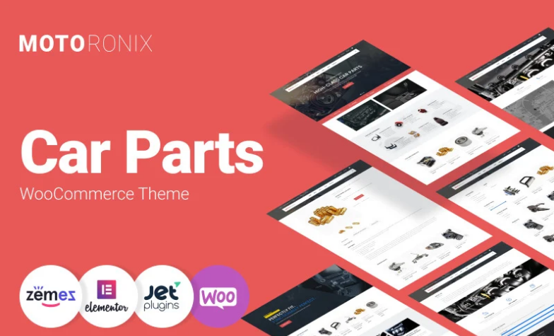 Motoronix Car Parts WooCommerce Elementor WooCommerce Theme