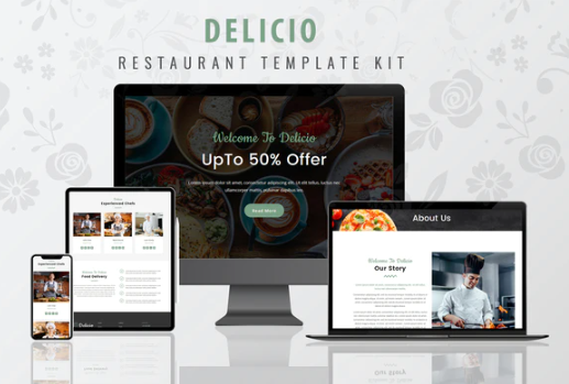 Delicio Restaurant WordPress Template Kit