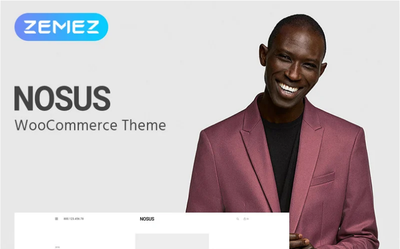 Nosus Shoes ECommerce Minimal Elementor WooCommerce Theme