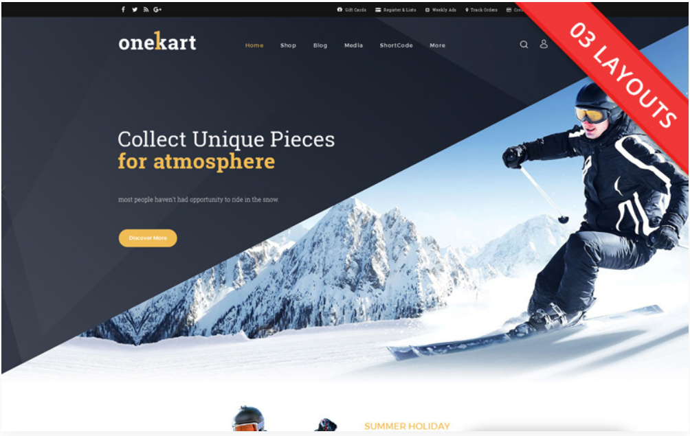 OneKart Multipurpose Store WooCommerce Theme