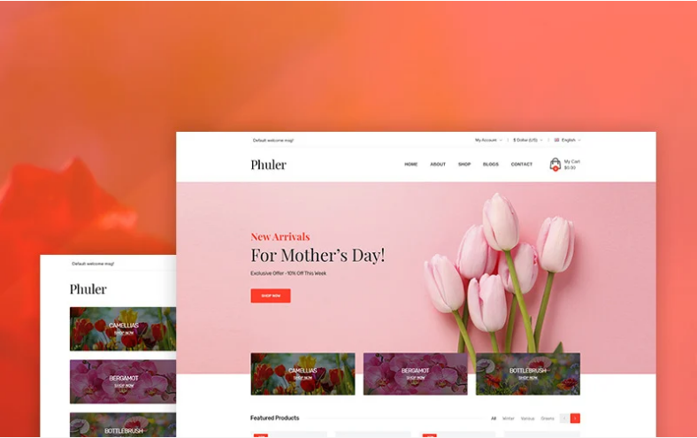 Phuler Flower Shop WooCommerce Theme