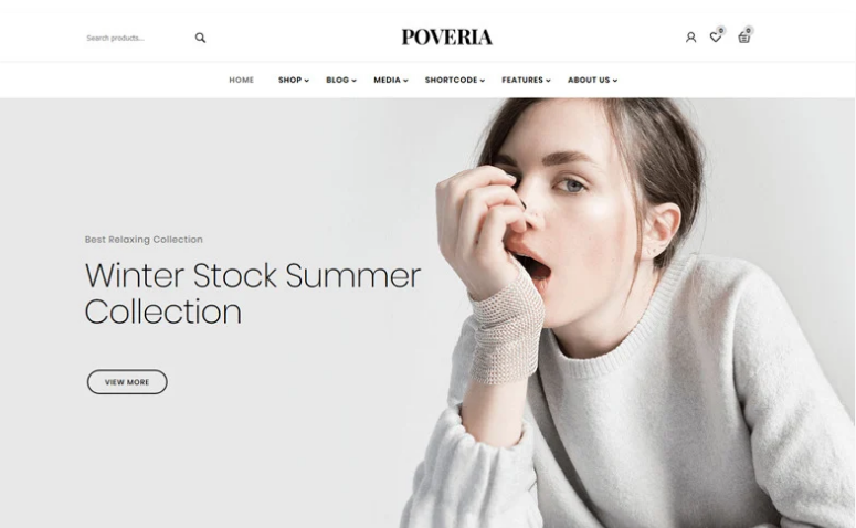 Poveria Fashion Store WooCommerce Theme