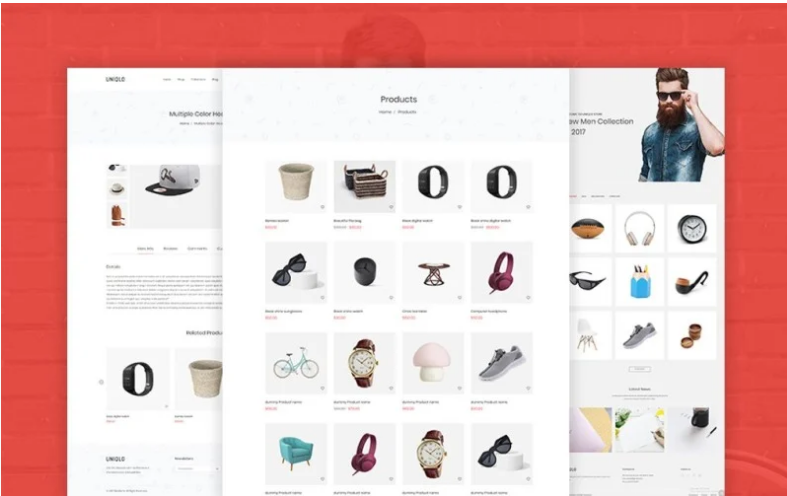 Uniqlo Minimal WooCommerce Theme