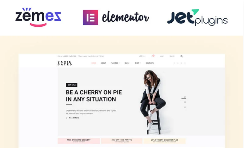 Varie Gated Fashion Online Store Elementor WooCommerce Theme