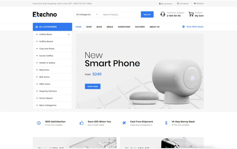 Etechno Multipurpose Store WooCommerce Theme