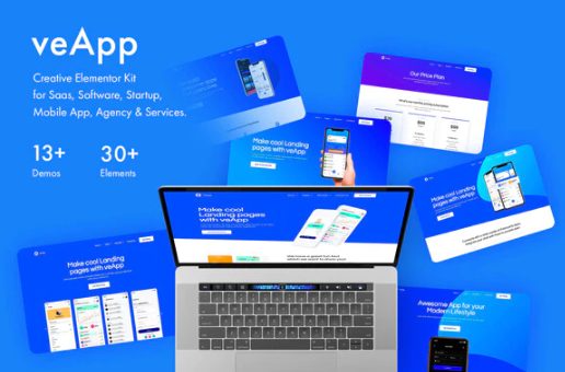 veApp Mobile Startup Template Kit