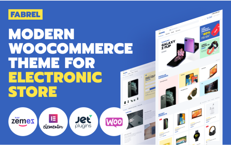 Fabrel Electronics Store Online WooCommerce Theme