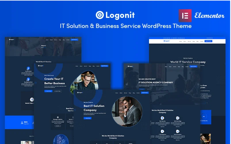 Logonit IT Solutions Business Service WordPress Theme