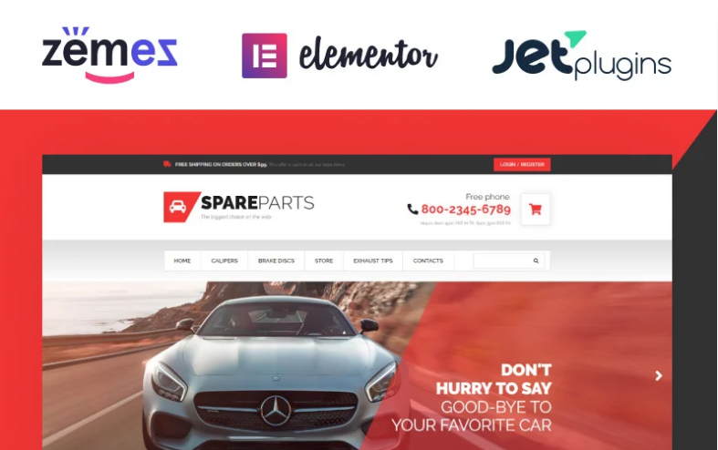 Car Parts Store WooCommerce Theme 1