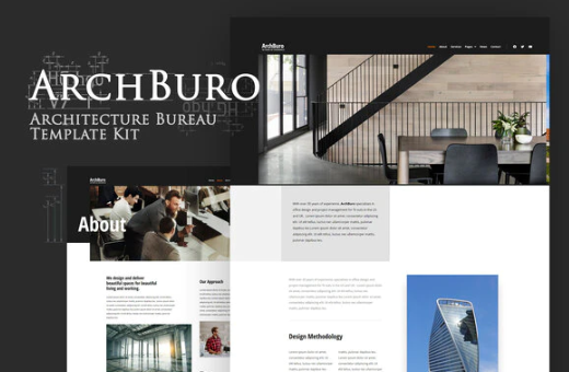 ArchBuro Architecture Bureau Template Kit