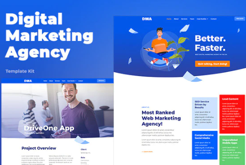 DMA Digital Marketing Agency Template Kit