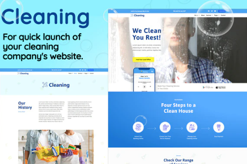 Cleaning Small Business Template Kit