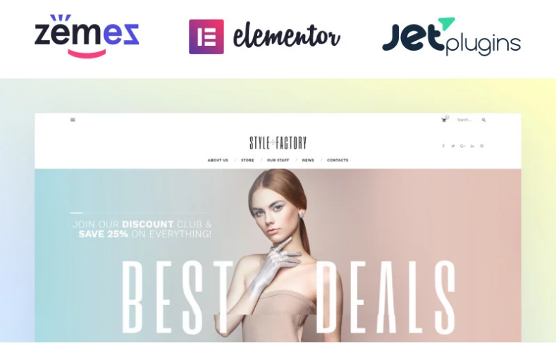 Style Factory Hair Care Hair Styling WooCommerce Theme