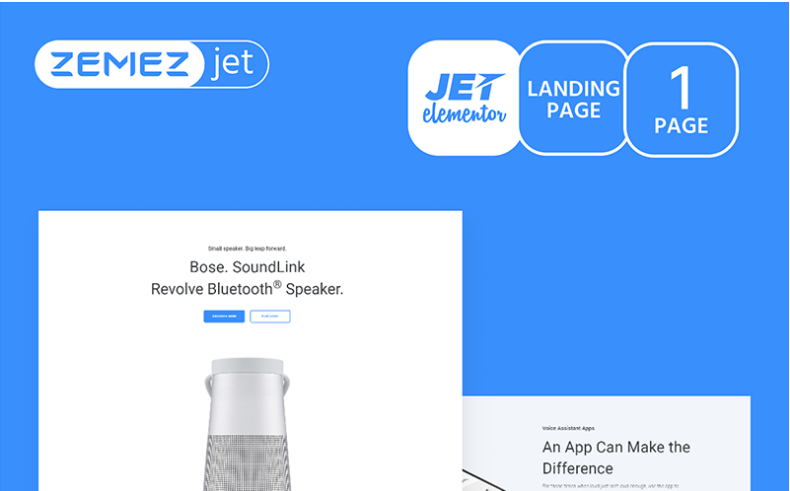 Wayzine Startup Jet Elementor Template