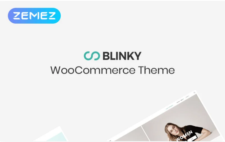 Blinky Glasses Store ECommerce Minimal Elementor WooCommerce Theme