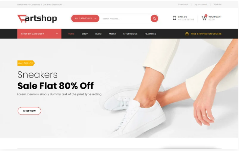 CartShop Multipurpose Store WooCommerce Theme