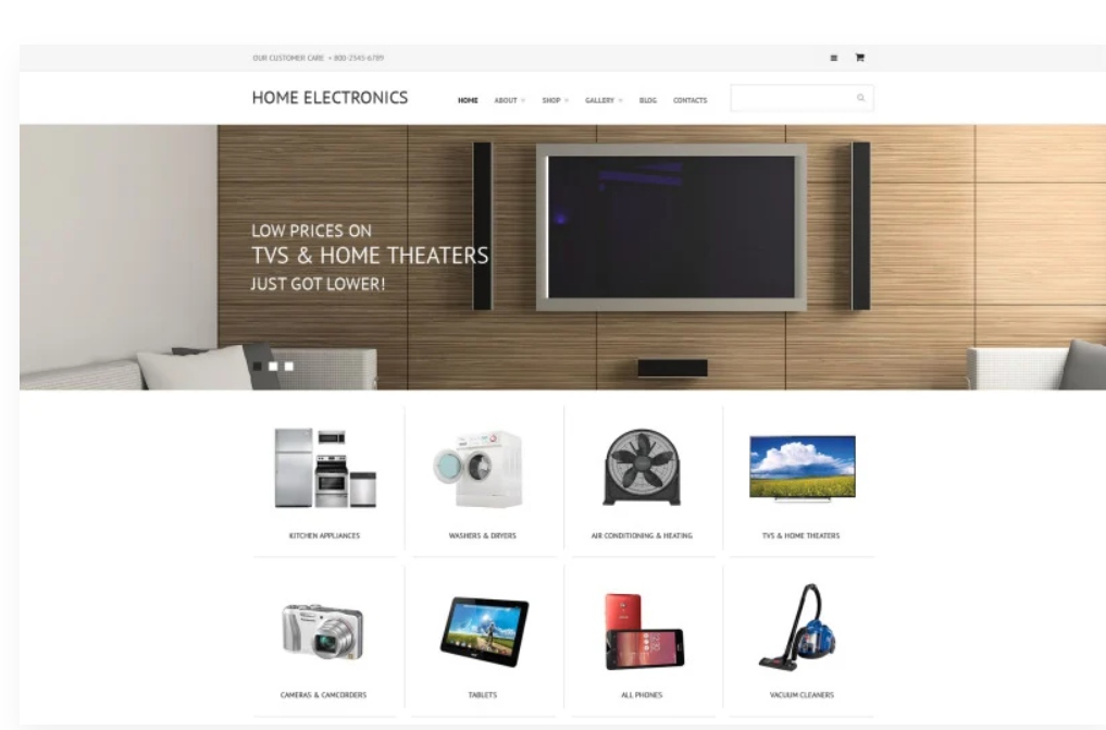 Home Electronics WooCommerce Theme