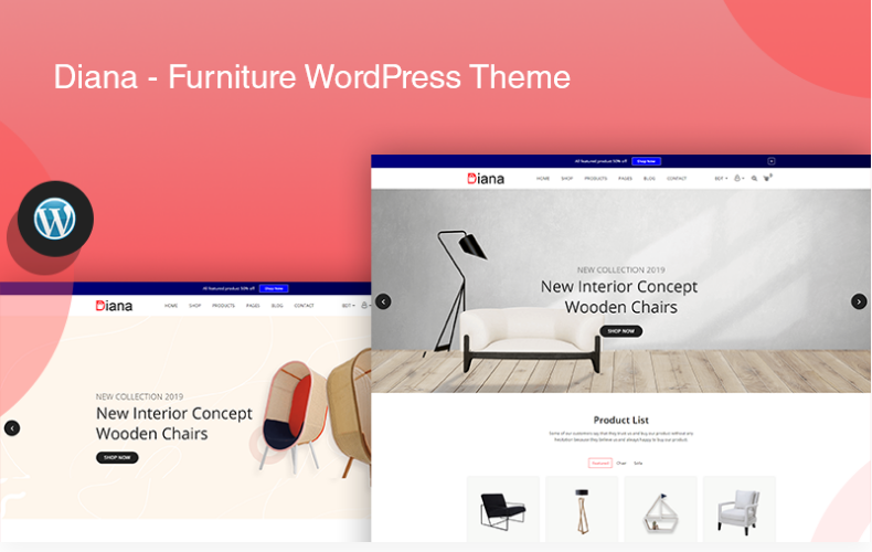 Diana Furniture WooCommerce Theme 1