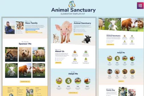 Animal Sanctuary Non Profit Template Kit