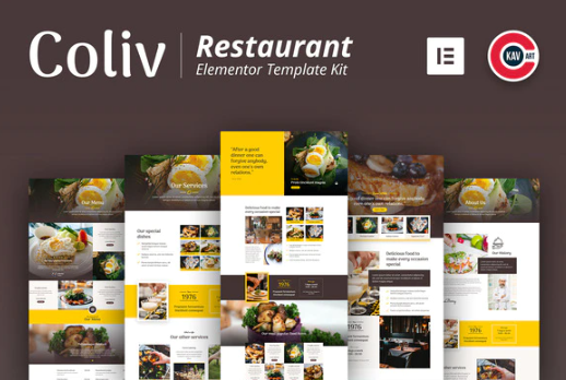 Coliv Restaurant Template Kit