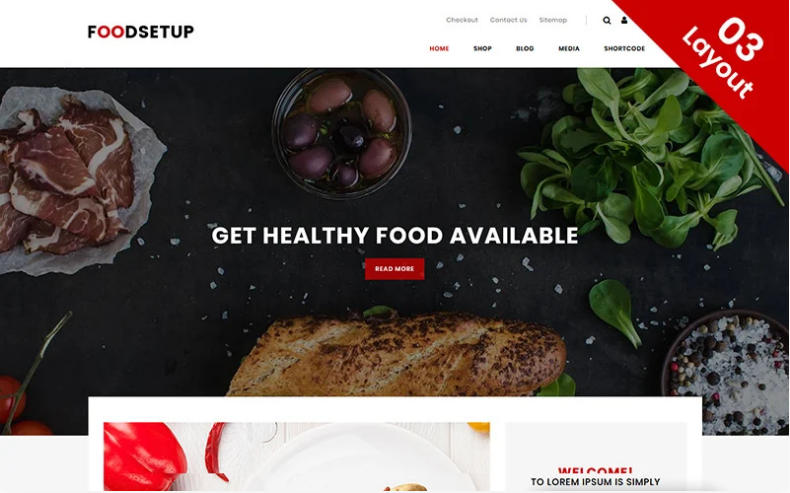 FoodSetup Food Restaurant Store WooCommerce Theme