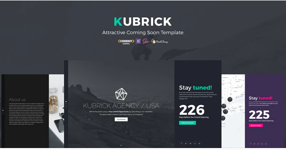 KUBRICK Attractive Coming Soon Template