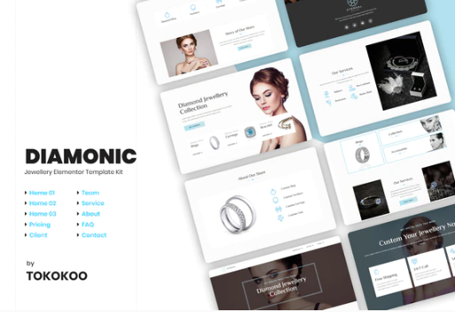 Diamonic Jewellery Elementor Template Kit