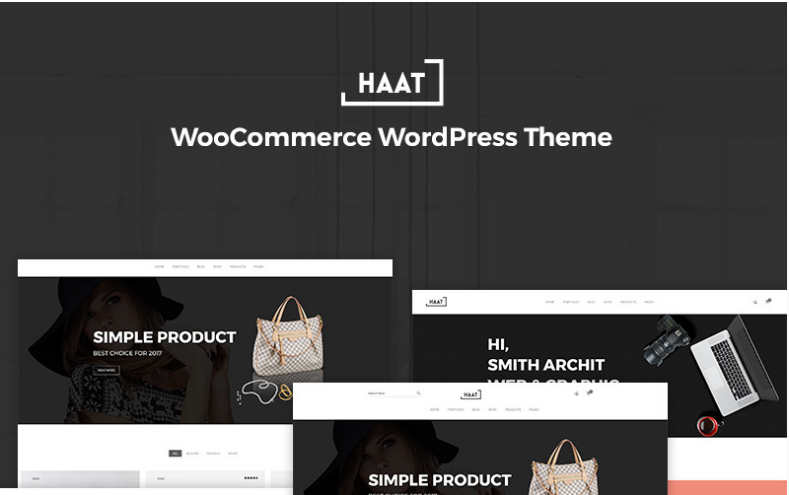 Haat Minimalist WooCommerce Theme