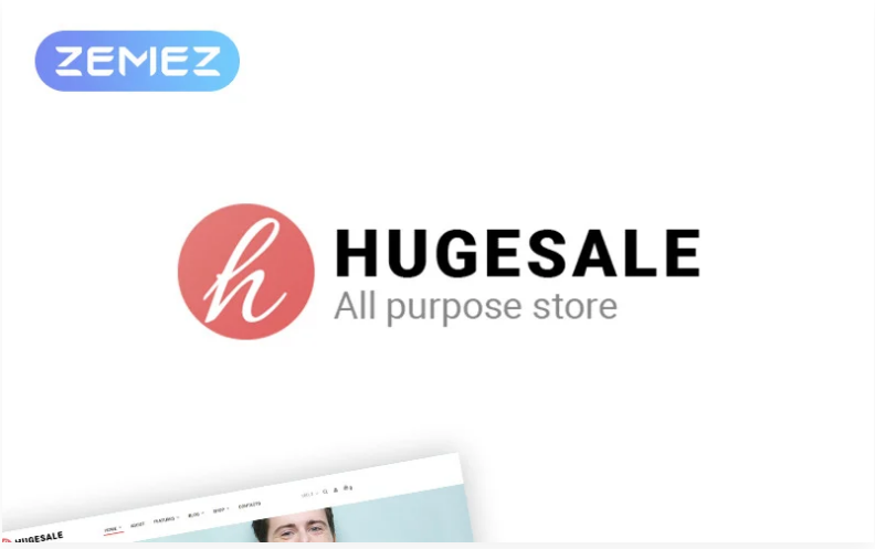 Hugesale Multipurpose Store Elementor WooCommerce Theme