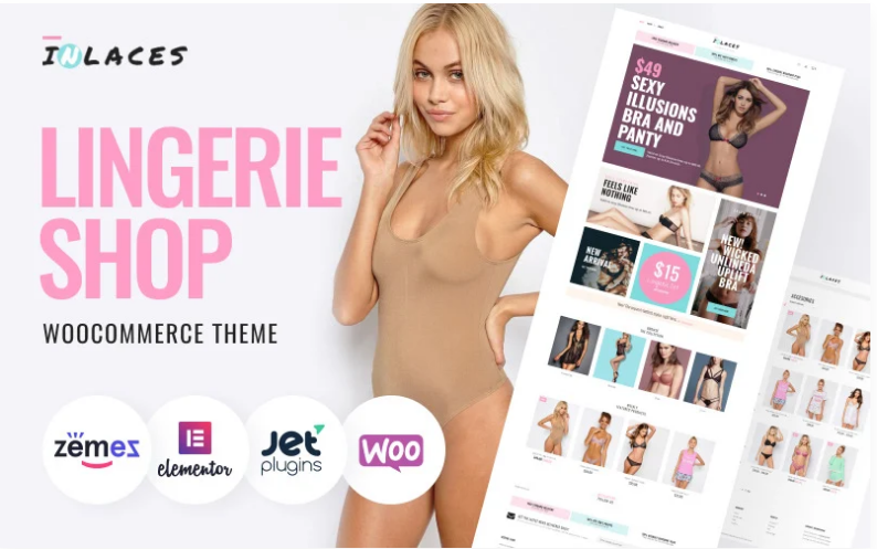 InLaces Lingerie Shop WooCommerce Theme